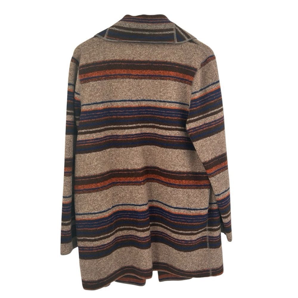 Soft Surroundings Multi-Color Stripe Wool Blend O… - image 3